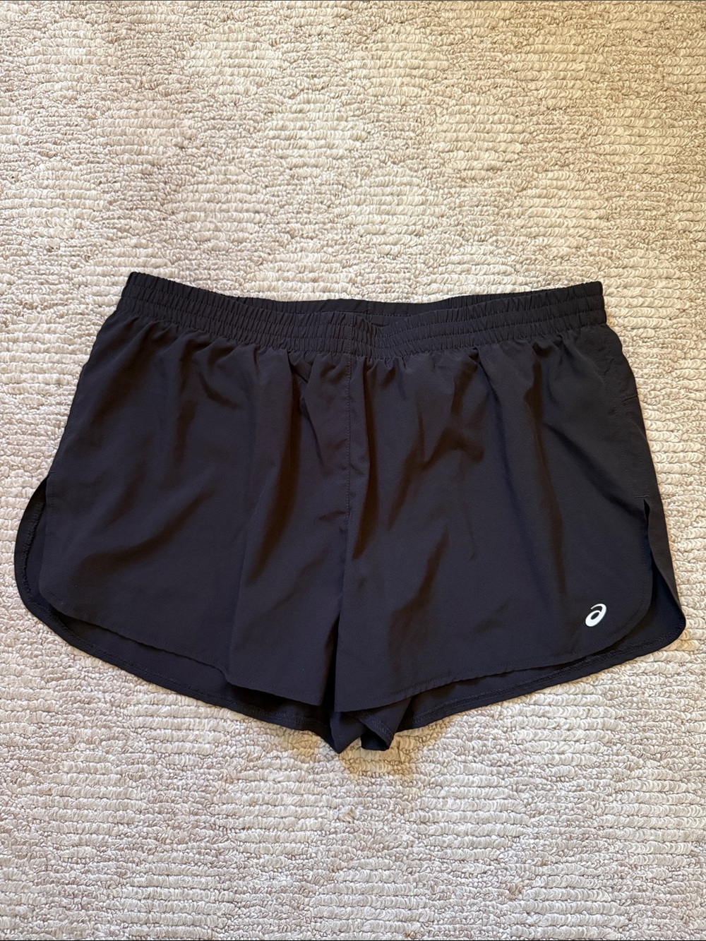 Asics Black Women's Athletic Running Shorts